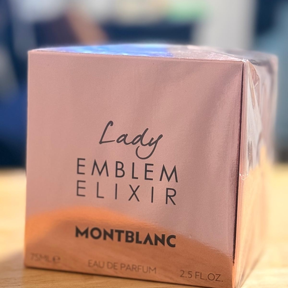 Montblanc Lady Emblem Elixir in Rose Gold Packaging